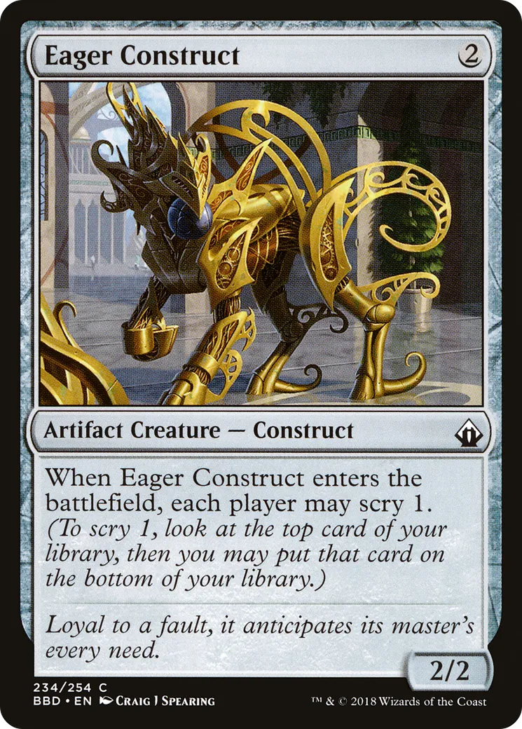 Construction impatiente — Battlebond — Magic: The Gathering