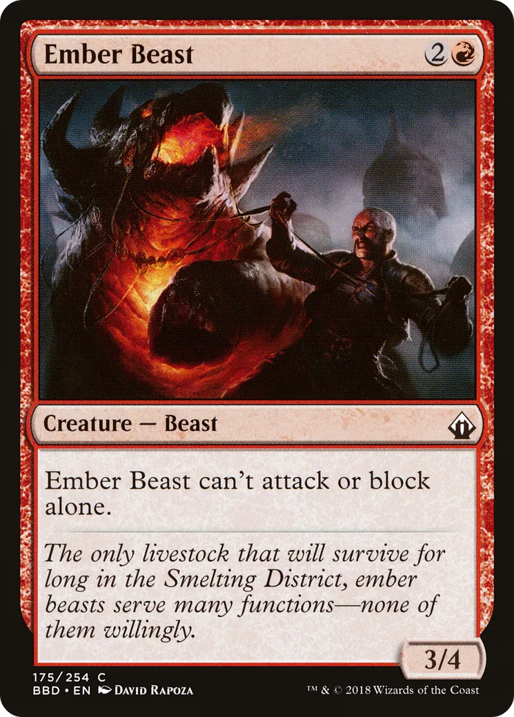Bête d'ambre — Battlebond — Magic: The Gathering