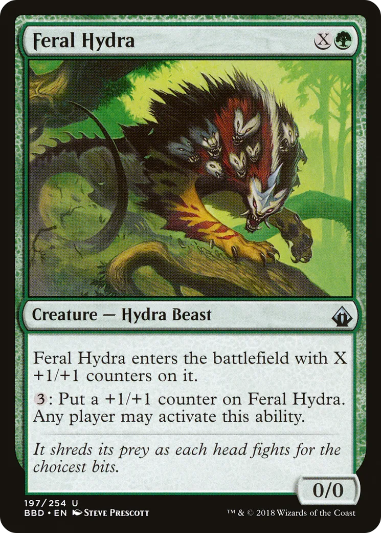 Hydre sauvage — Battlebond — Magic: The Gathering