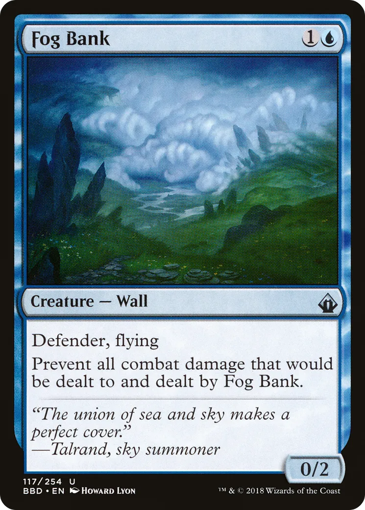 Banc de brouillard — Battlebond — Magic: The Gathering