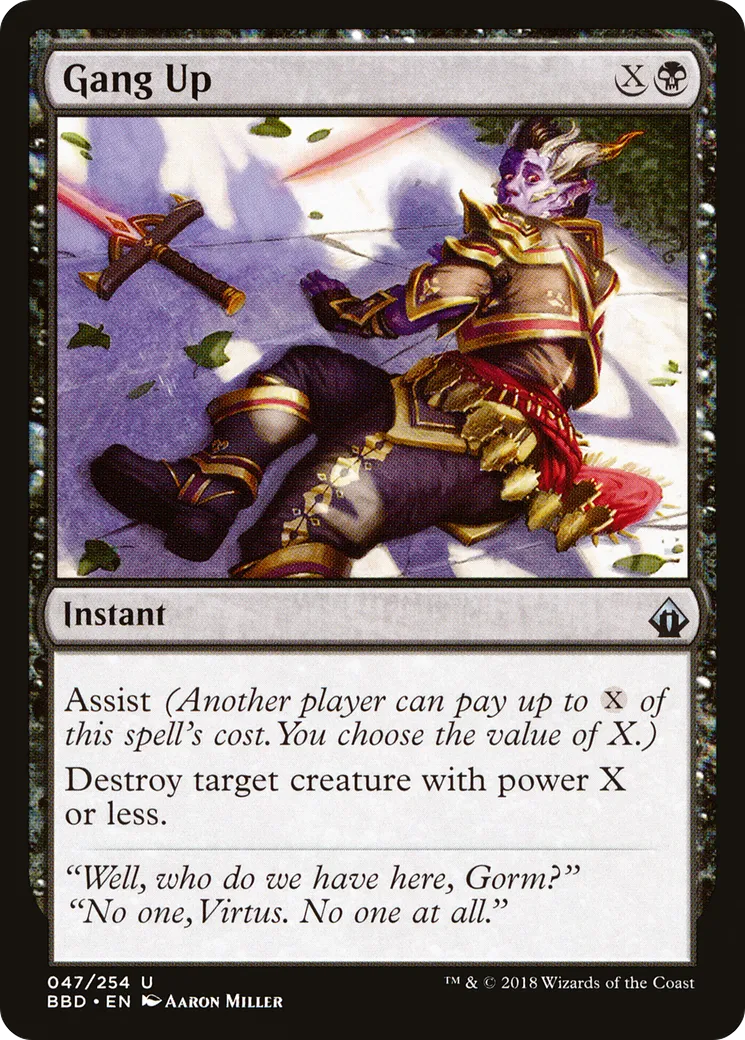 Gang Up — Battlebond — Magic: The Gathering