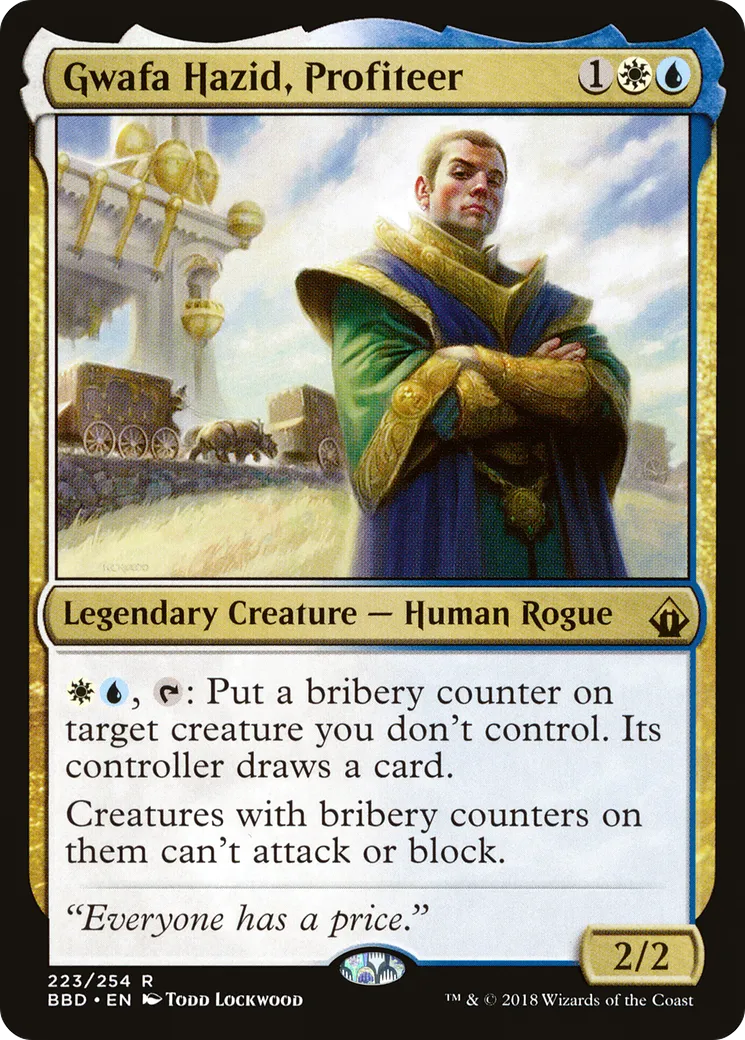 Gwafa Hazid, mercanti — Battlebond — Magic: The Gathering