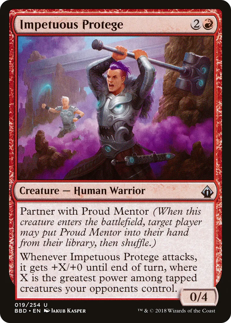 Impetuous Protege — Battlebond — Magic: The Gathering