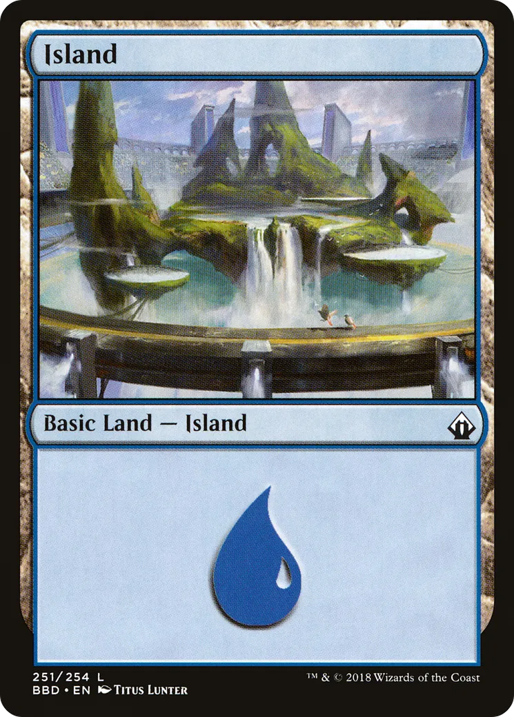 Island — Battlebond — Magic: The Gathering