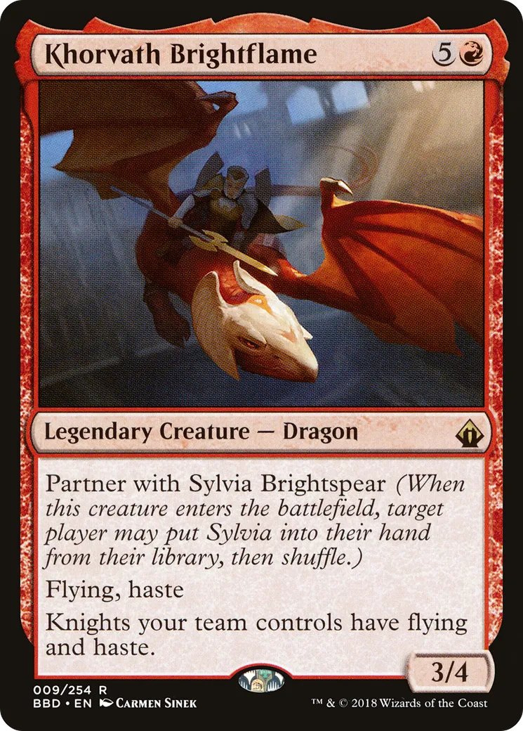 Khorvath Brightflame — Battlebond — Magic: The Gathering