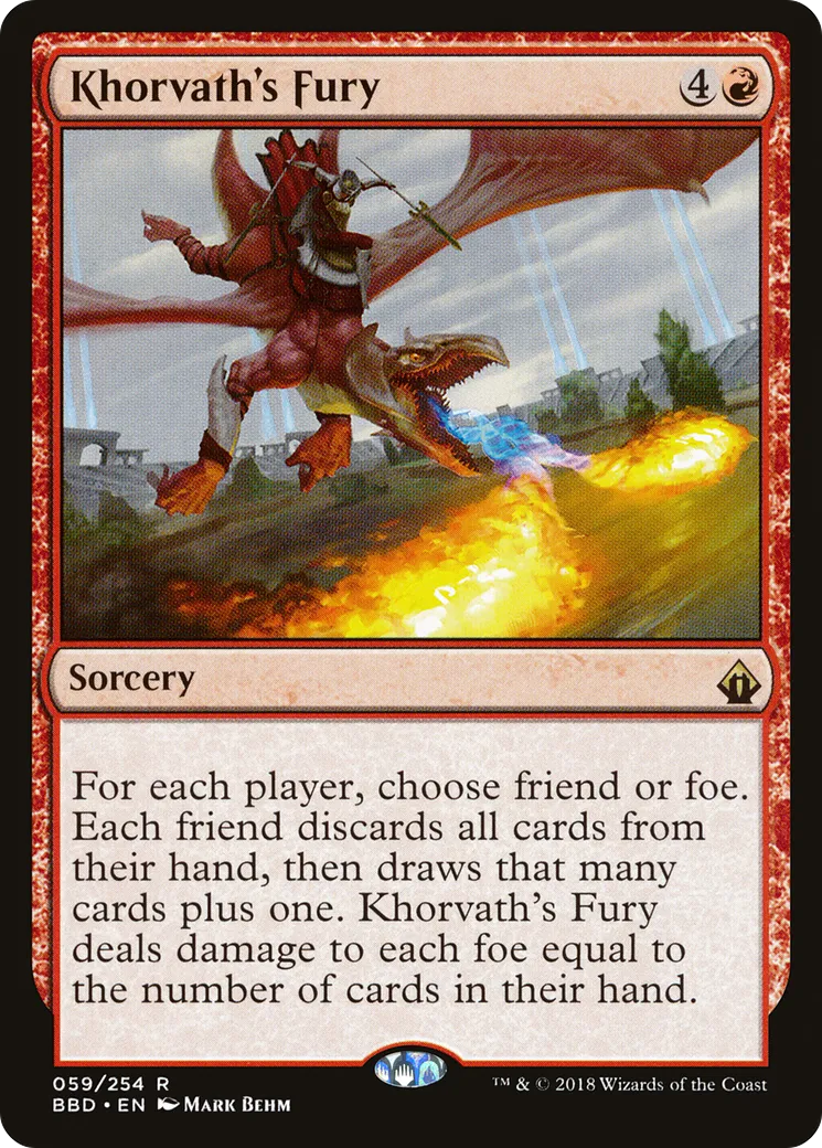 Khorvath's Fury — Battlebond — Magic: The Gathering