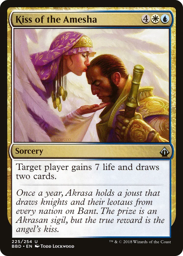 Baiser de l'Amesha — Battlebond — Magic: The Gathering