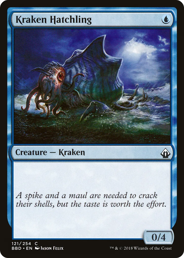 Kraken Hatchling — Battlebond — Magic: The Gathering