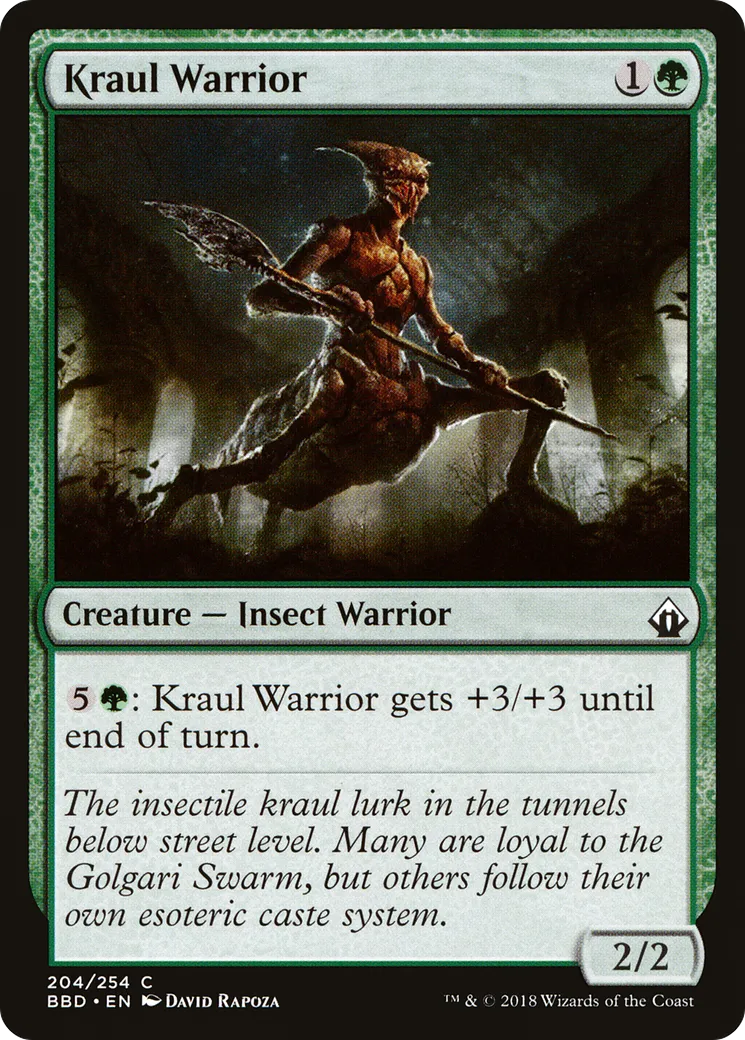 Kraul Warrior — Battlebond — Magic: The Gathering