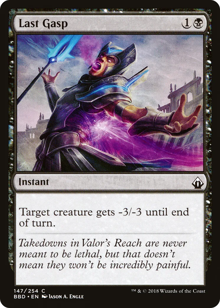Last Gasp — Battlebond — Magic: The Gathering