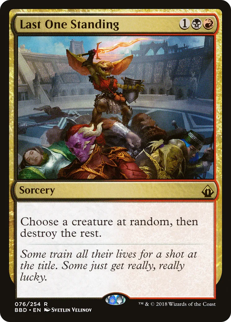 Last One Standing — Battlebond — Magic: The Gathering