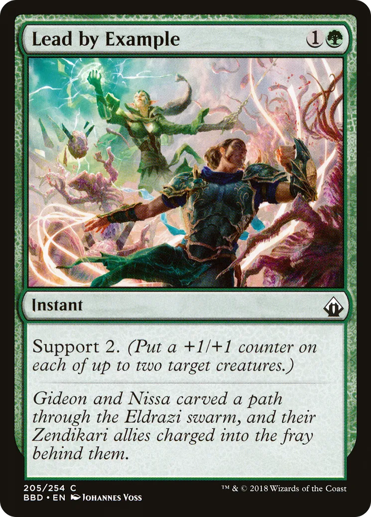 Lead by Example from Battlebond - Magic: The Gathering