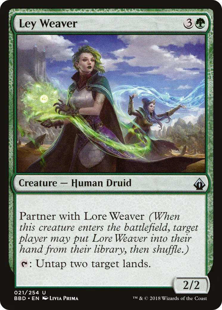Ley Weaver — Battlebond — Magic: The Gathering