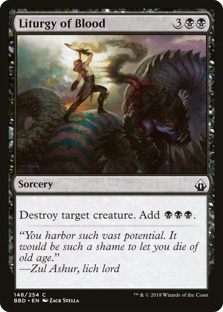 Liturgy of Blood — Battlebond — Magic: The Gathering