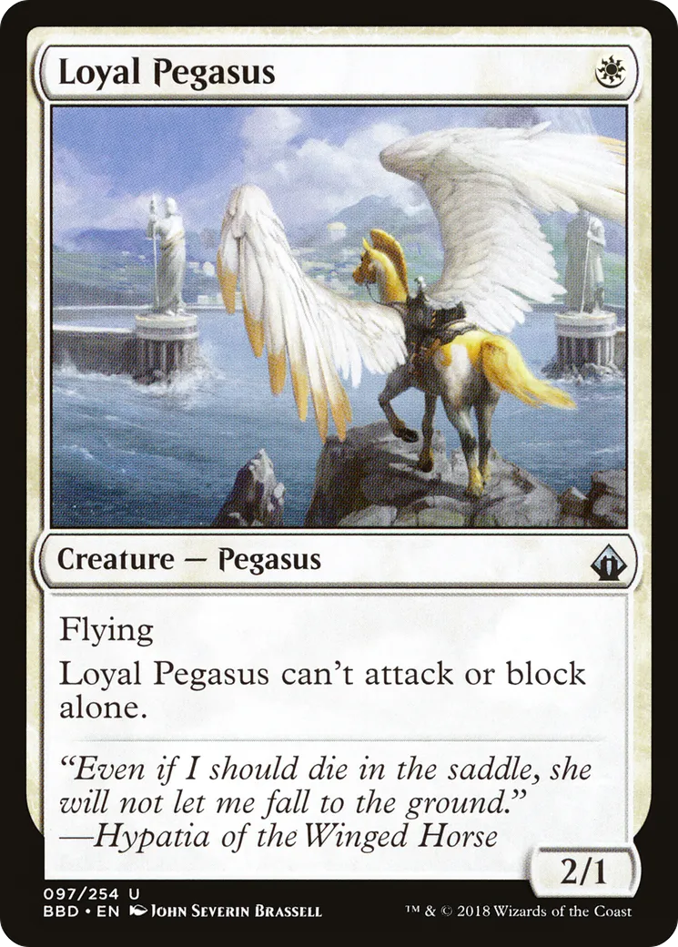 Pégase loyal — Battlebond — Magic: The Gathering