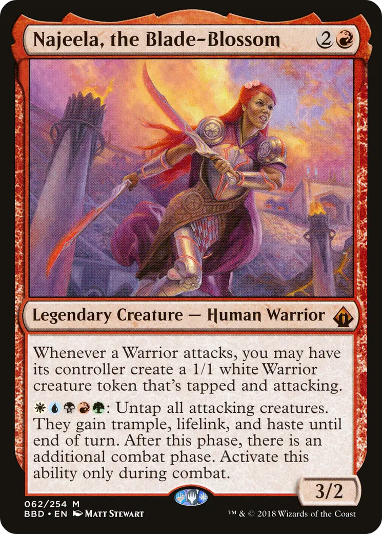 Najeela, the Blade-Blossom — Battlebond — Magic: The Gathering