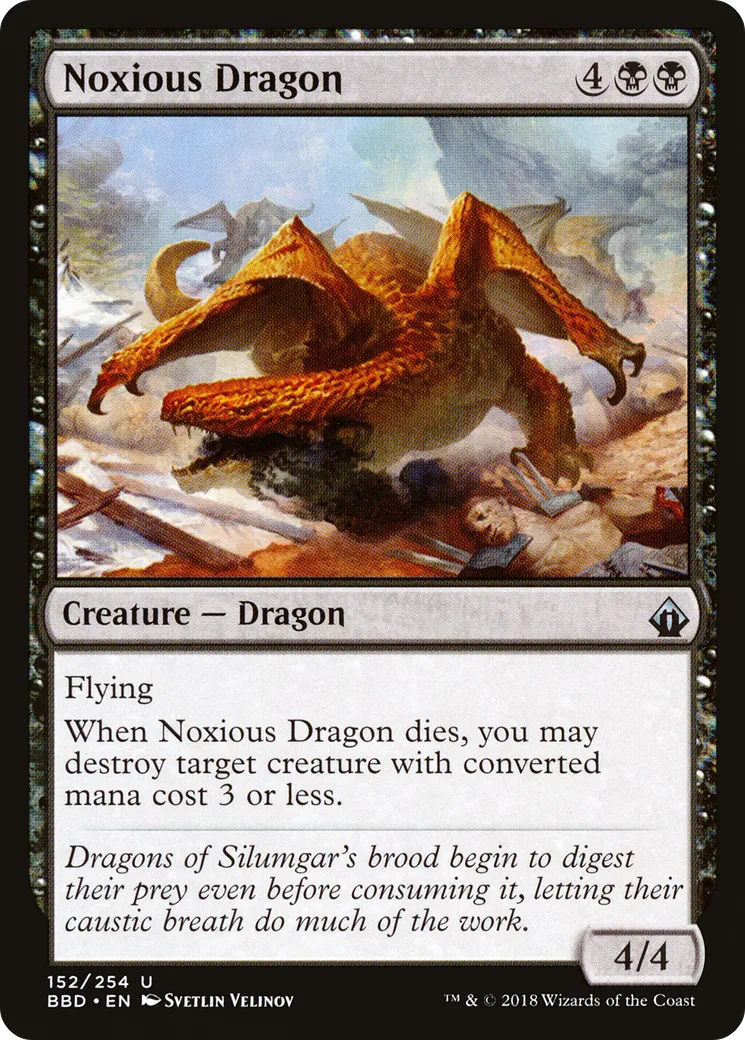 Noxious Dragon — Battlebond — Magic: The Gathering