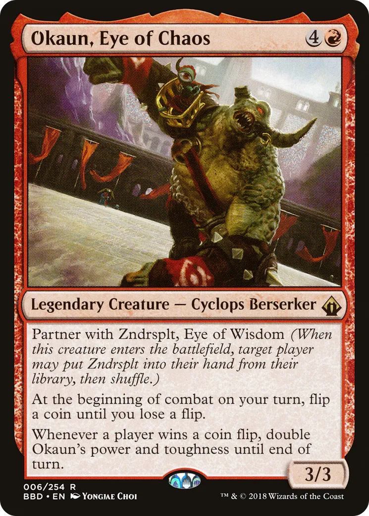 Okaun, Eye of Chaos — Battlebond — Magic: The Gathering