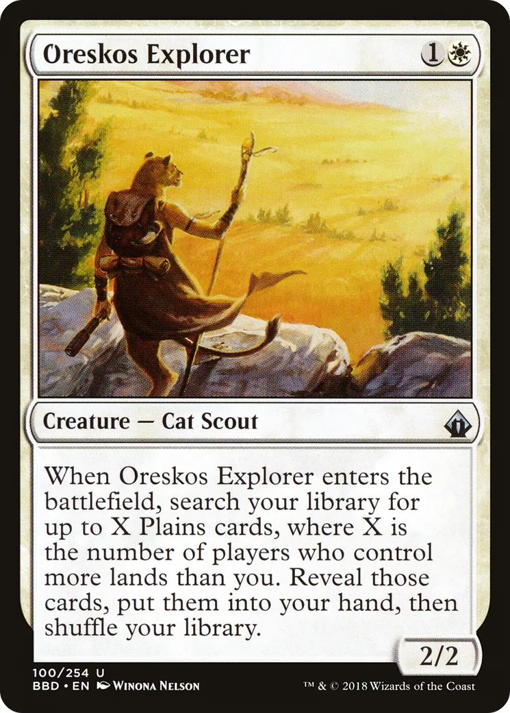Oreskos Explorer — Battlebond — Magic: The Gathering
