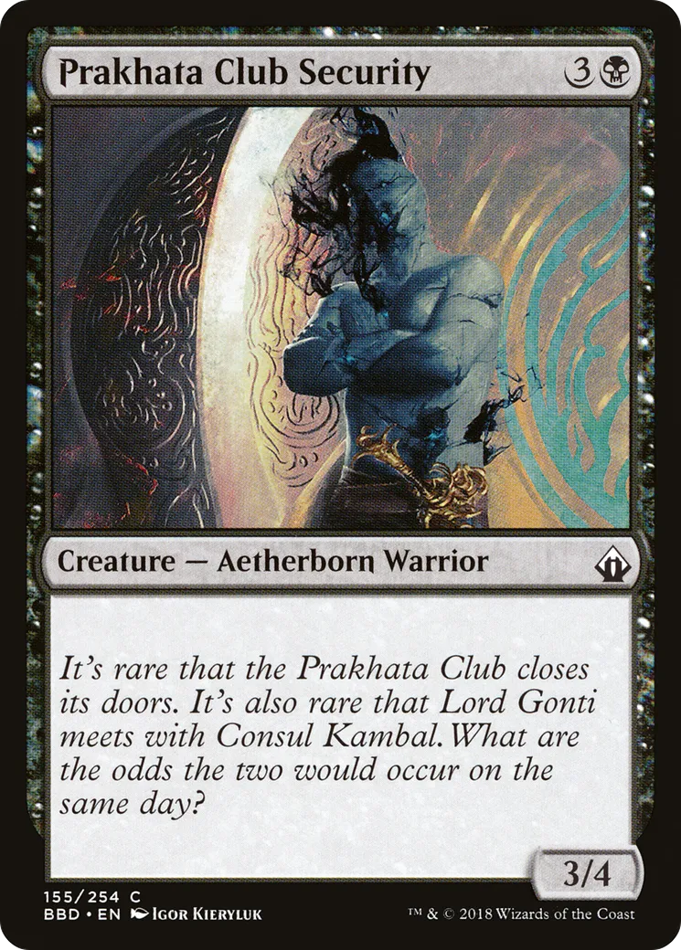 Prakhata Club Security — Battlebond — Magic: The Gathering