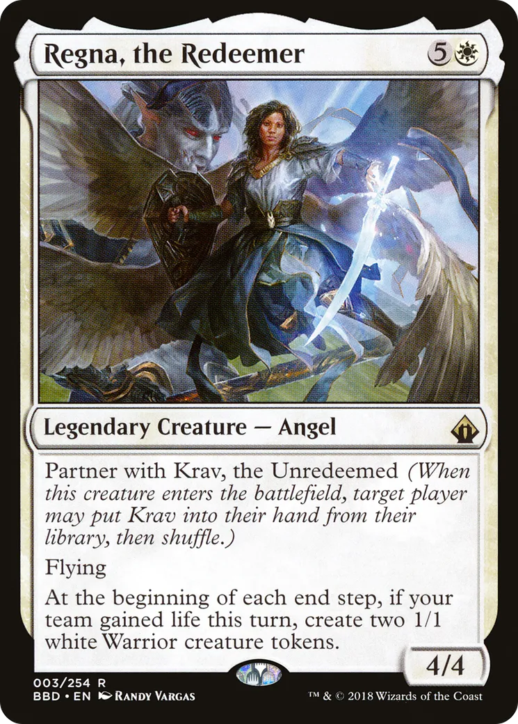 Regna, the Redeemer from Battlebond - Magic: The Gathering