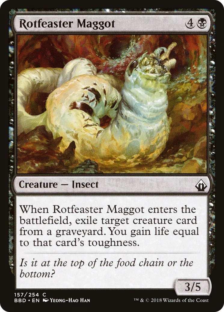 Rotfeaster Maggot — Battlebond — Magic: The Gathering