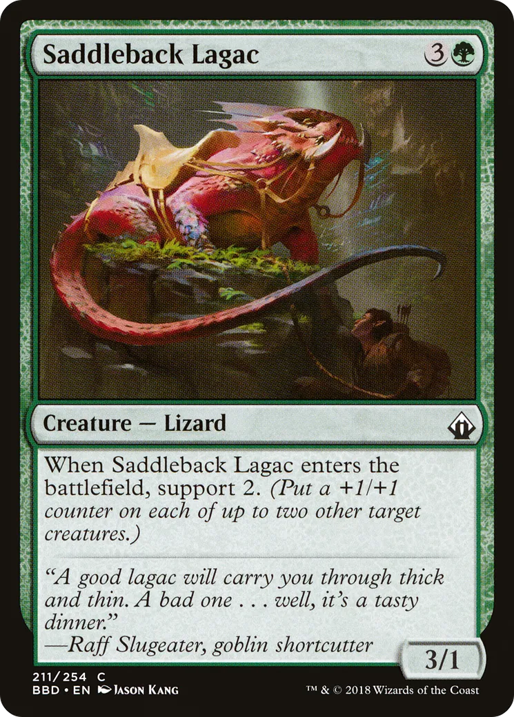 Saddleback Lagac — Battlebond — Magic: The Gathering
