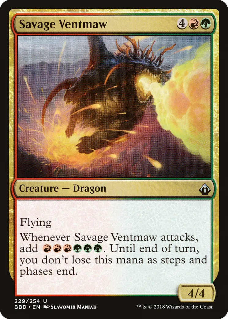 Savage Ventmaw — Battlebond — Magic: The Gathering