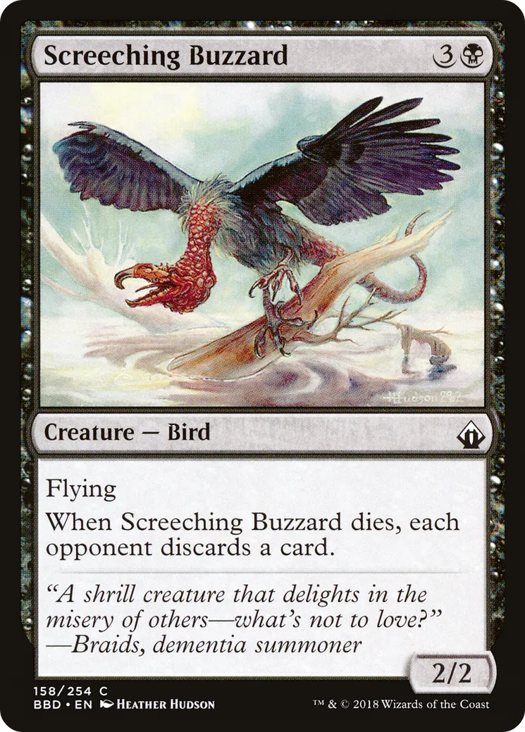 Screeching Buzzard — Battlebond — Magic: The Gathering