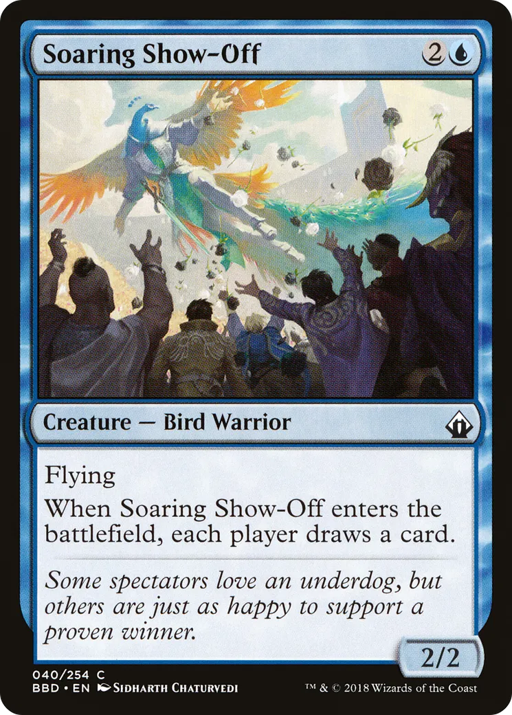 Soaring Show-Off — Battlebond — Magic: The Gathering
