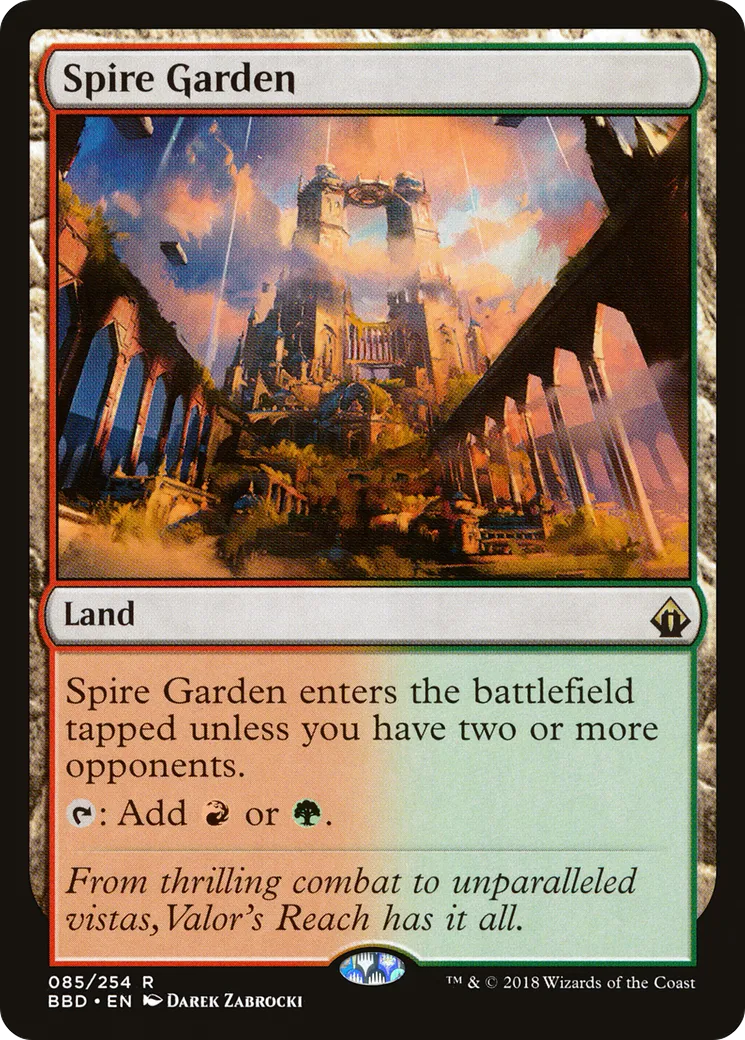 Jardin des cimes — Battlebond — Magic: The Gathering