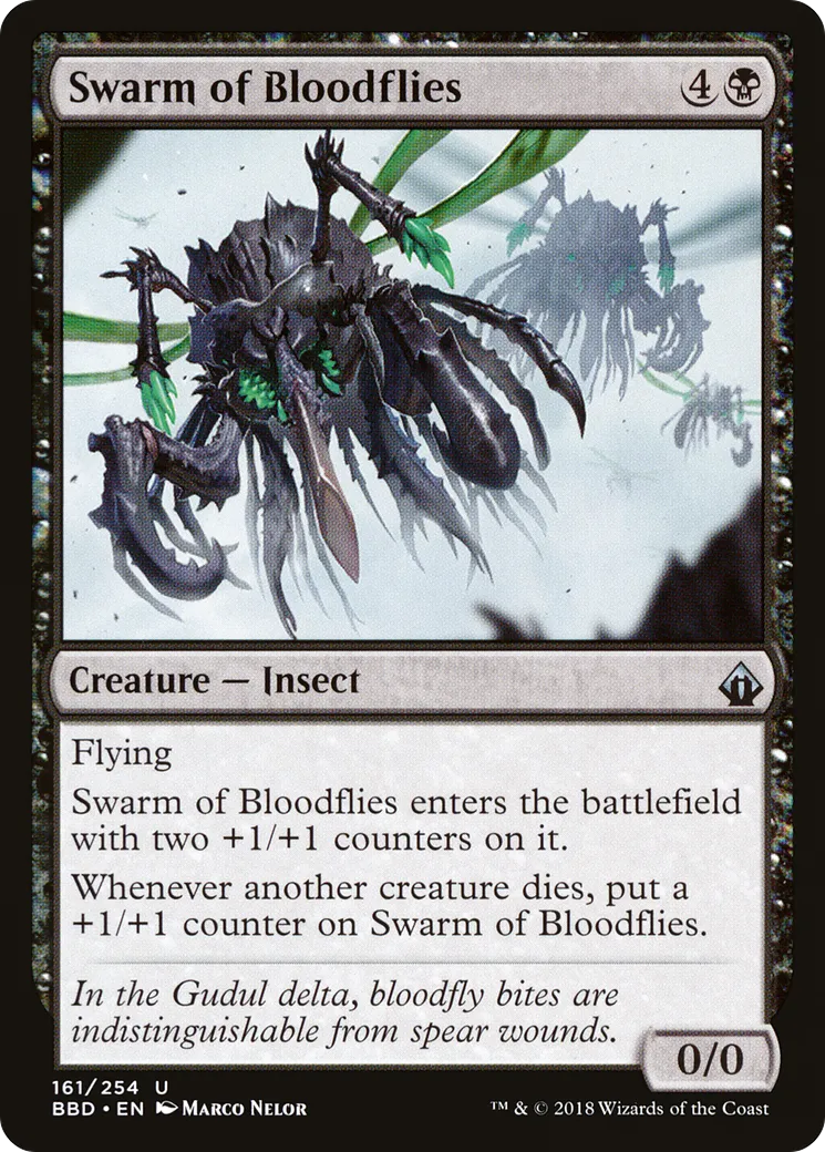 Essaim d'hématovores — Battlebond — Magic: The Gathering