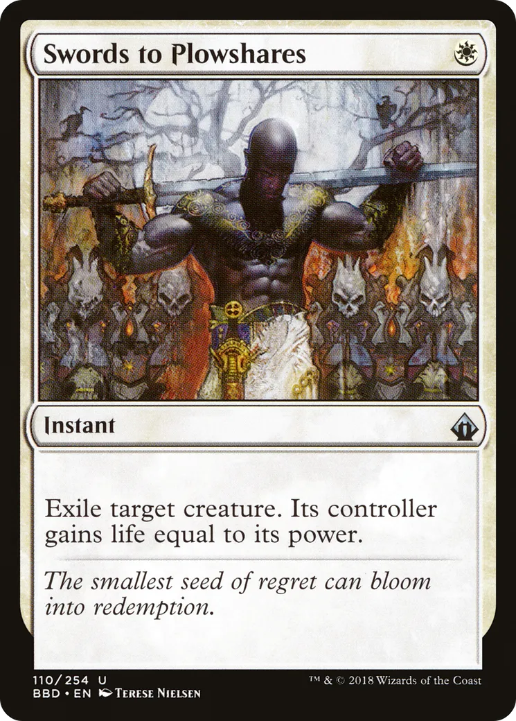 Swords to Plowshares — Battlebond — Magic: The Gathering