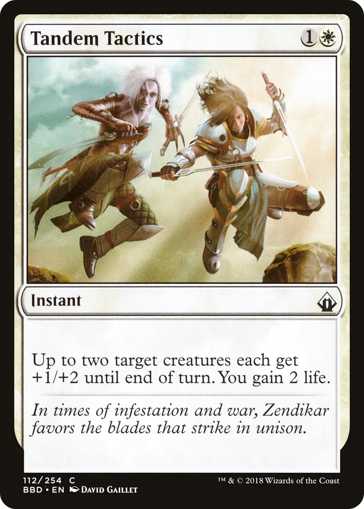 Tactiques en tandem — Battlebond — Magic: The Gathering