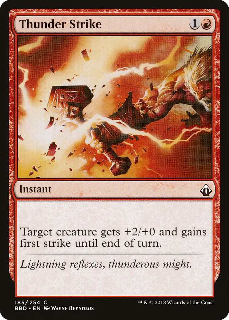 Thunder Strike — Battlebond — Magic: The Gathering