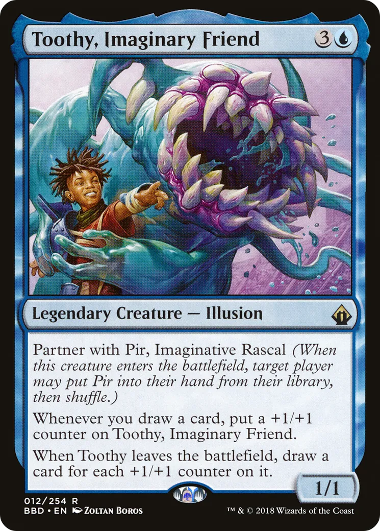 Toothy, Imaginary Friend — Battlebond — Magic: The Gathering
