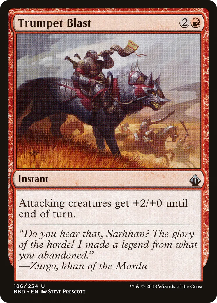 Trumpet Blast — Battlebond — Magic: The Gathering