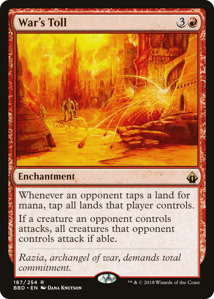 War's Toll — Battlebond — Magic: The Gathering