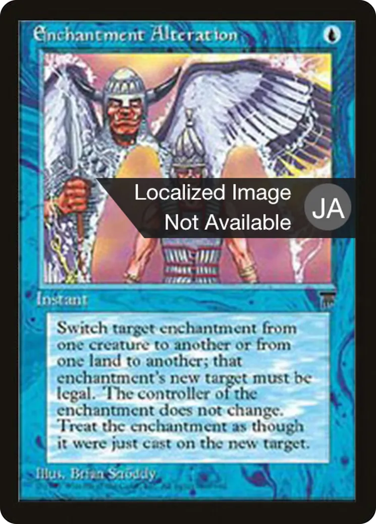 Enchantment Alteration — Chronicles Foreign Black Border — Magic: The Gathering