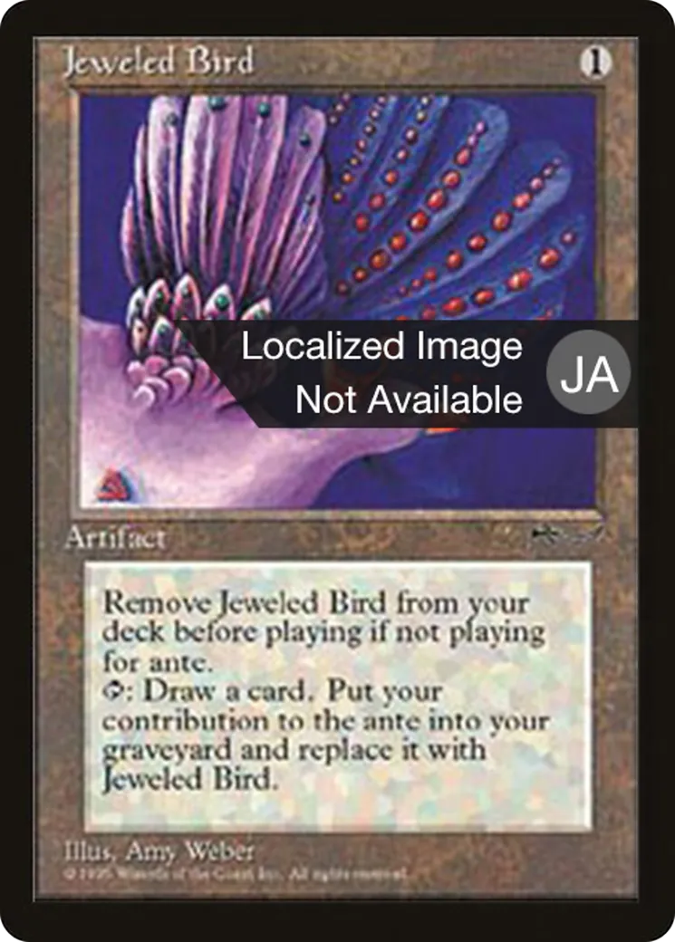Jeweled Bird — Chronicles Foreign Black Border — Magic: The Gathering