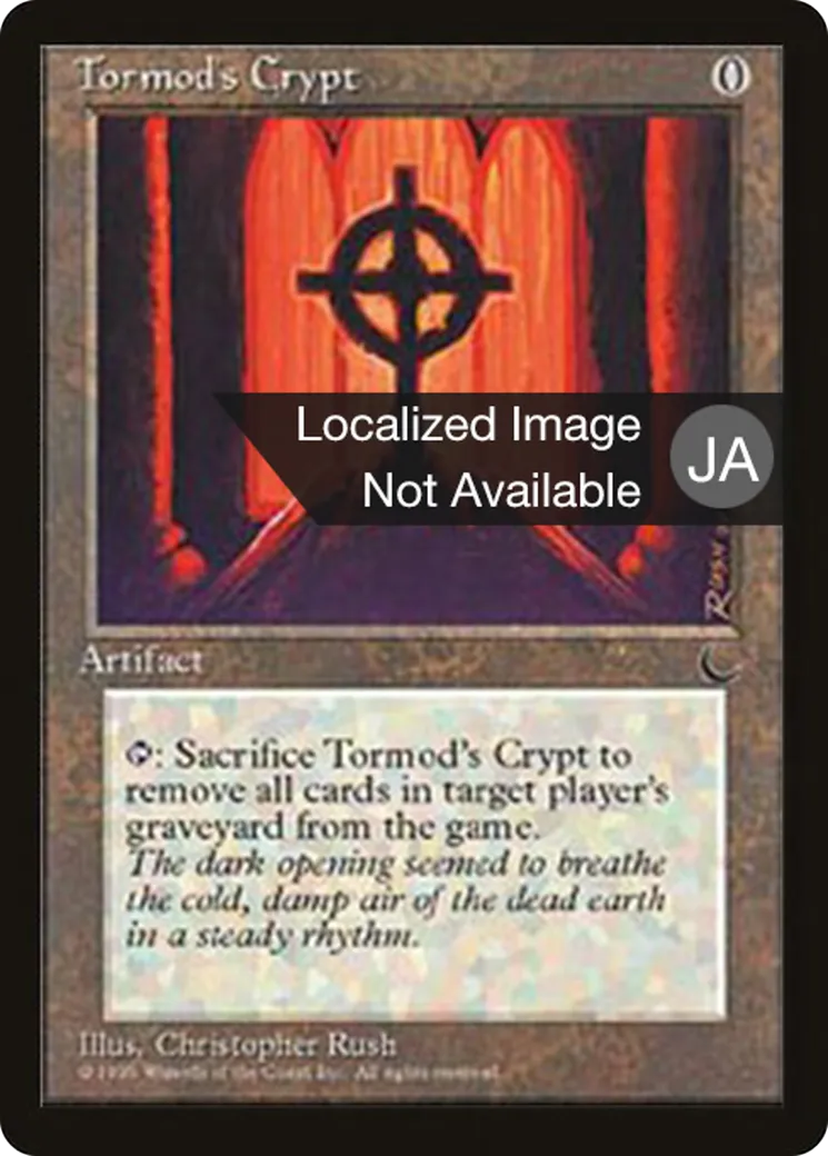 Tormod's Crypt — Chronicles Foreign Black Border — Magic: The Gathering