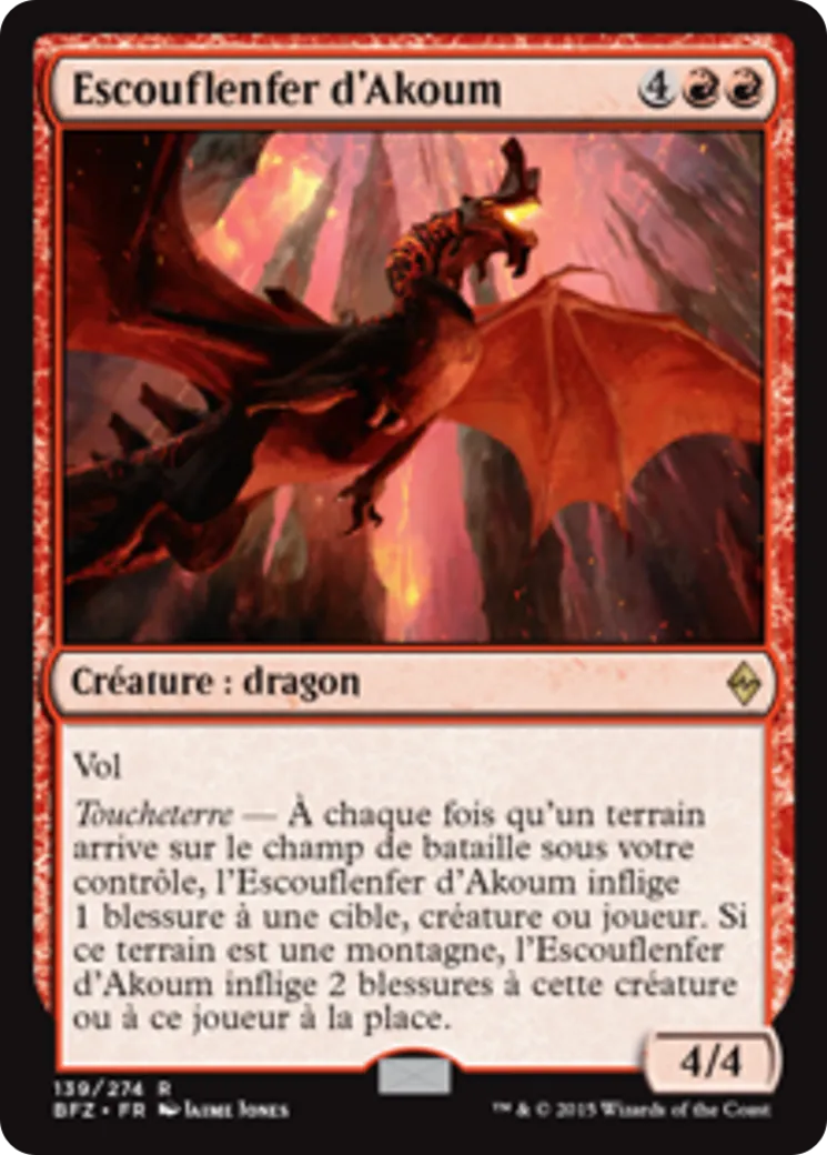 Escouflenfer d'Akoum — Battle for Zendikar — Magic: The Gathering