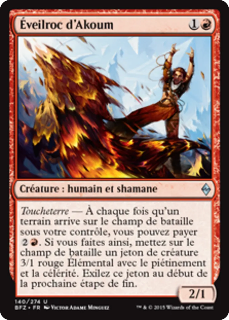 Éveilroc d'Akoum — Battle for Zendikar — Magic: The Gathering