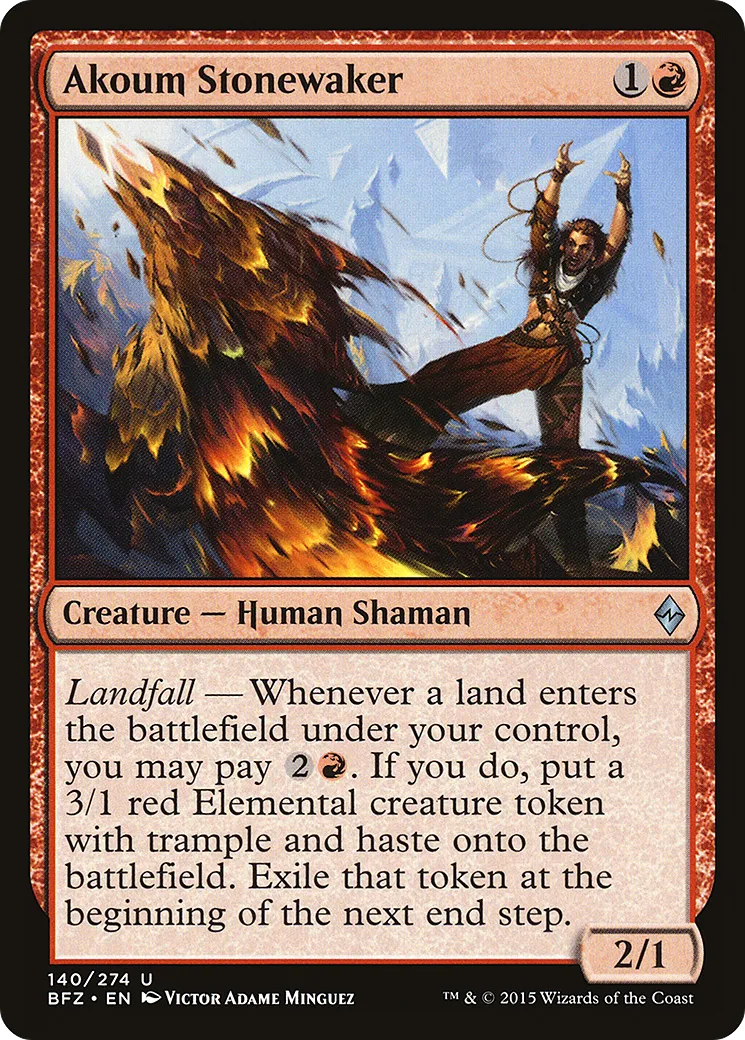 Éveilroc d'Akoum — Battle for Zendikar — Magic: The Gathering