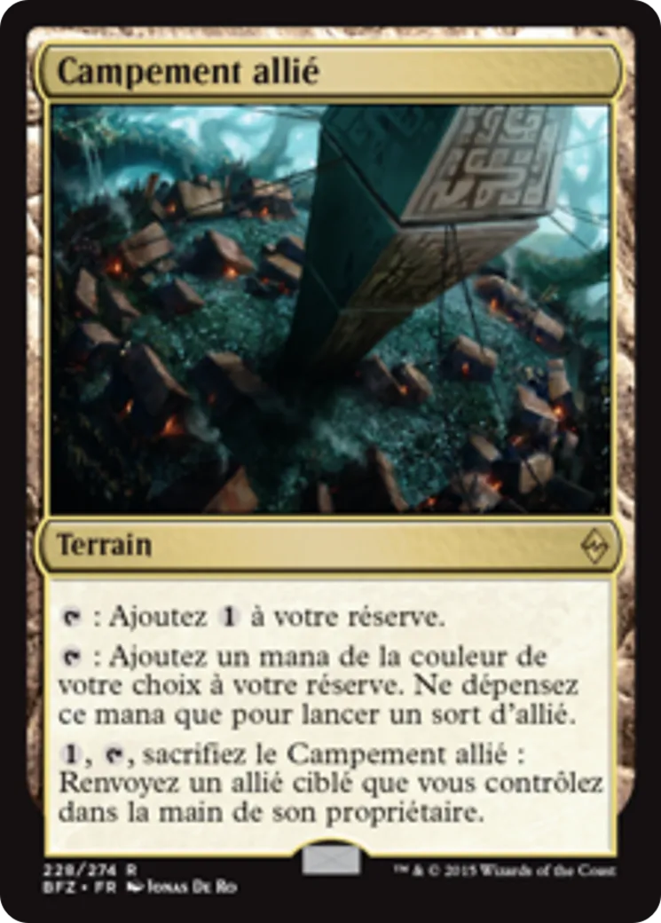 Campement allié — Battle for Zendikar — Magic: The Gathering
