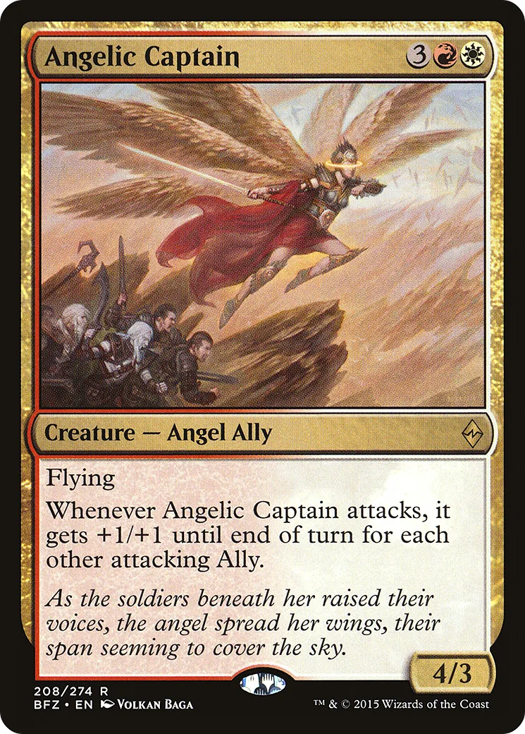 Capitaine angélique — Battle for Zendikar — Magic: The Gathering
