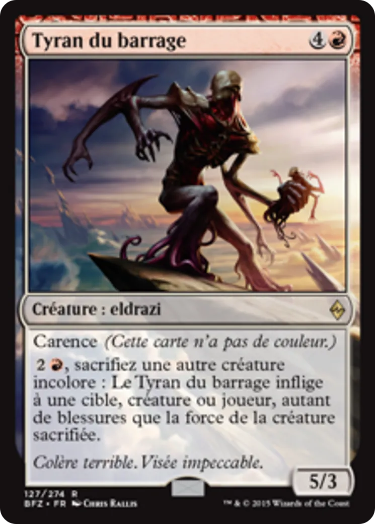 Tyran du barrage — Battle for Zendikar — Magic: The Gathering