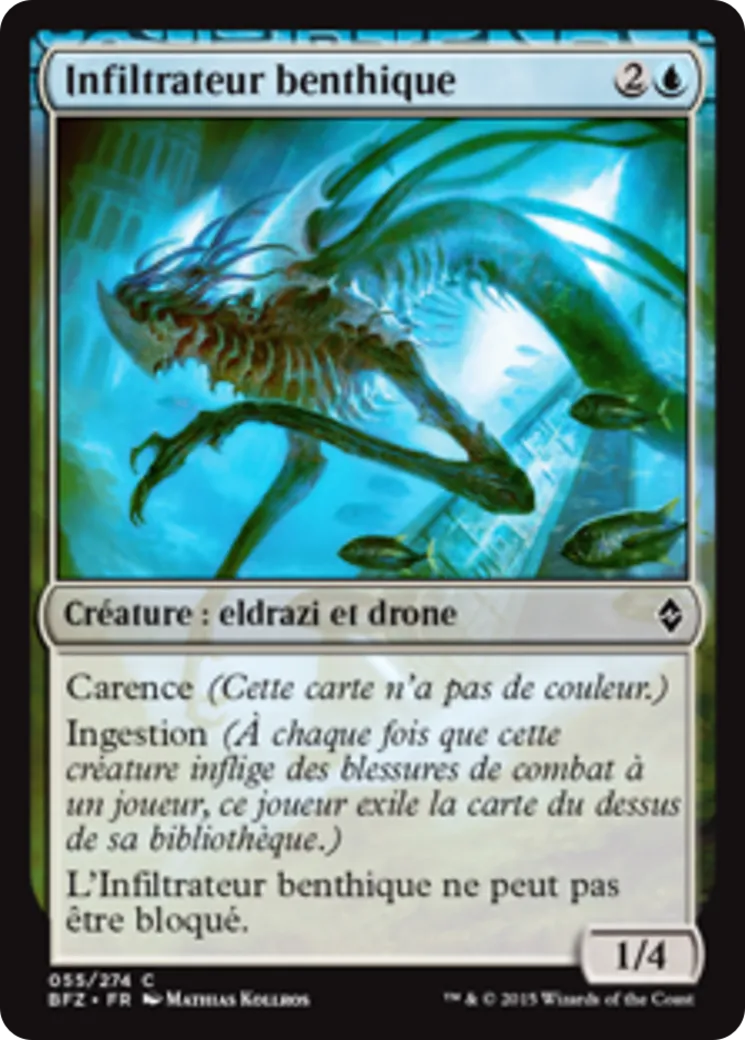 Infiltrateur benthique — Battle for Zendikar — Magic: The Gathering