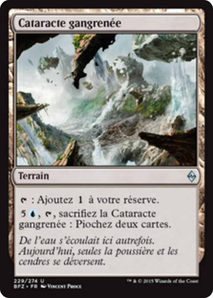 Cataracte gangrenée — Battle for Zendikar — Magic: The Gathering