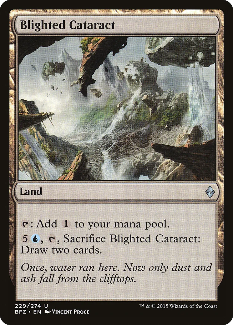 Cataracte gangrenée — Battle for Zendikar — Magic: The Gathering